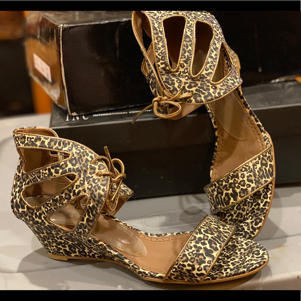 Colin Stuart Wedge Sandals 8.5M